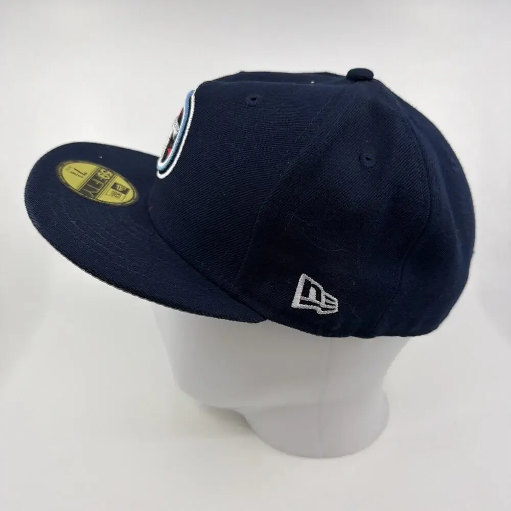 Tennessee Titans New Era 59FIFTY Fitted Hat 7 3/8 Blue NFL Baseball Cap New